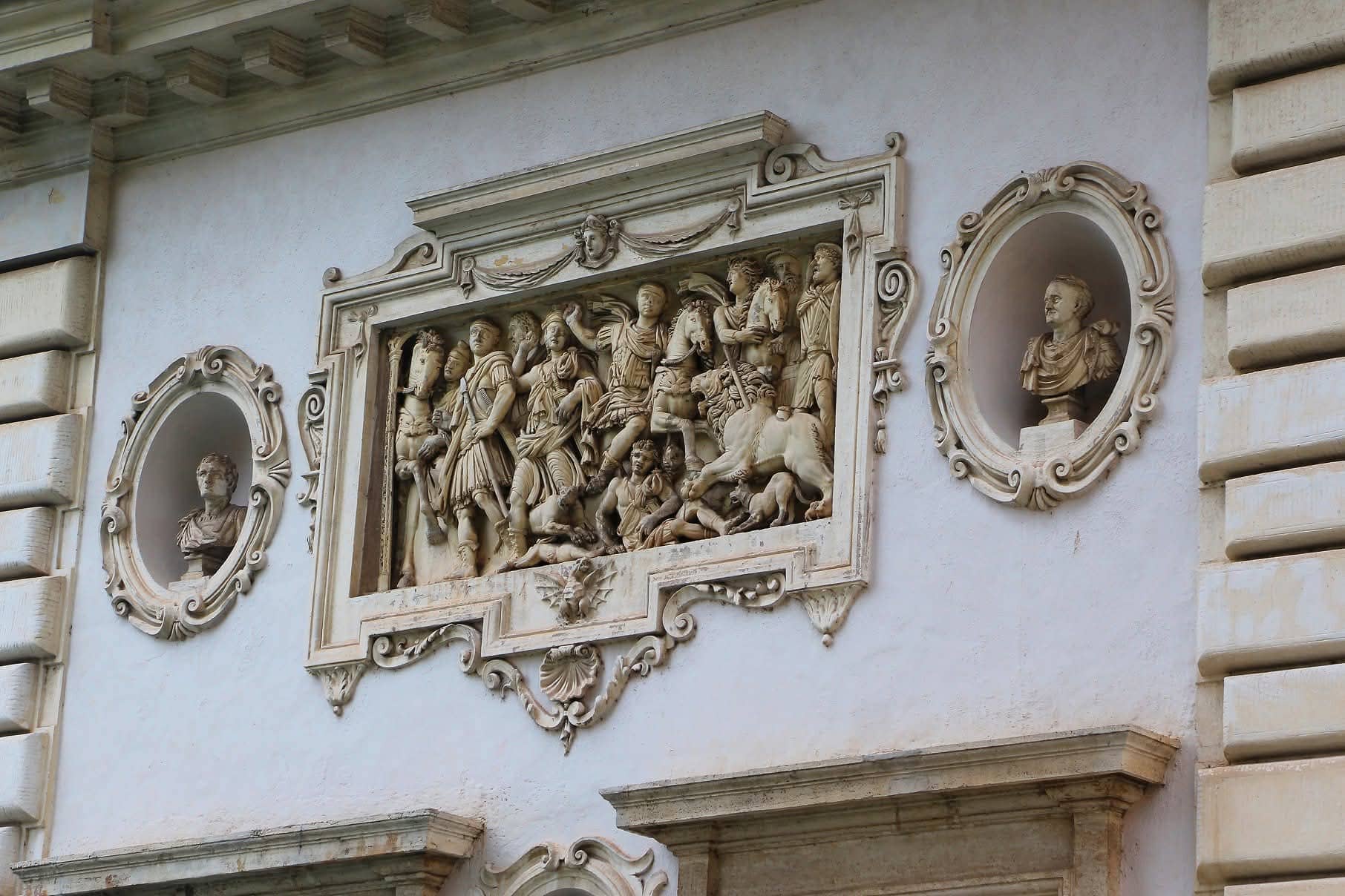 Baroque interior of the Casino dell'Aurora Pallavicini