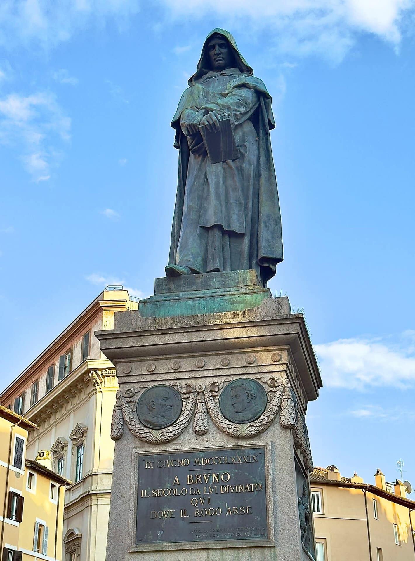 Giordano Bruno monument in Campo de' Fiori, Rome