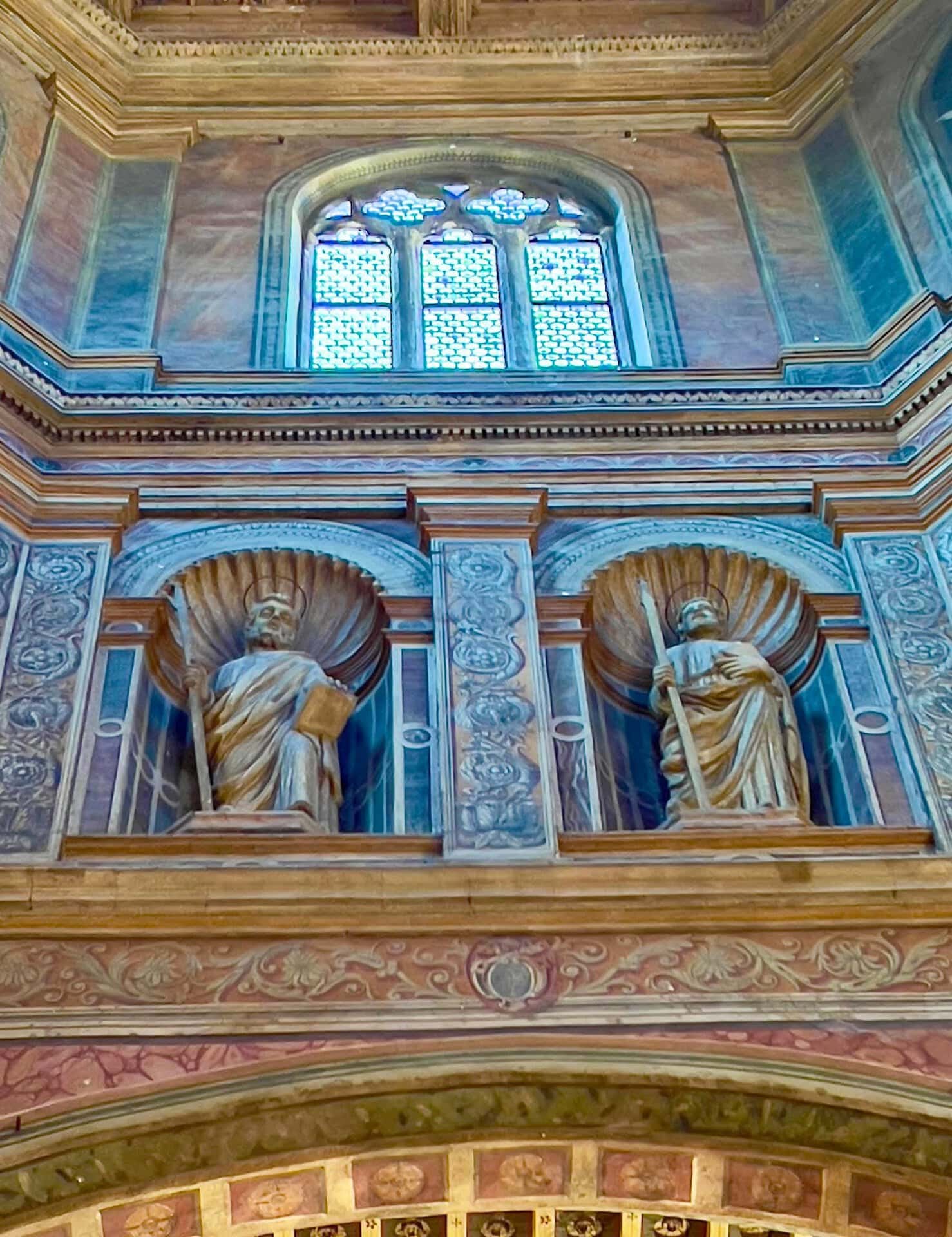 Historic architecture of Santo Spirito in Sassia in Rome