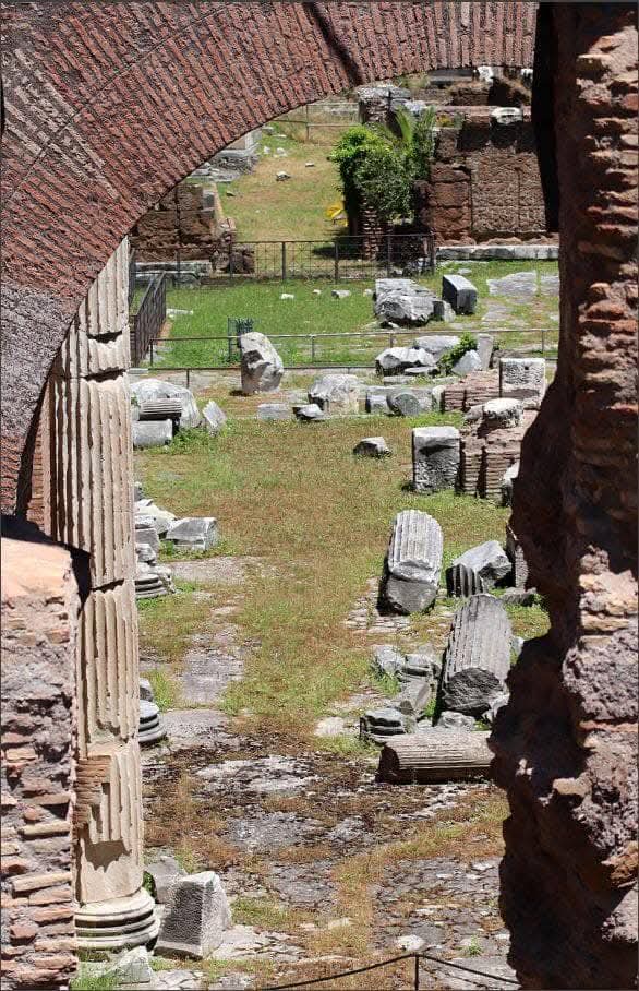 Ancient monuments in the Roman Forum