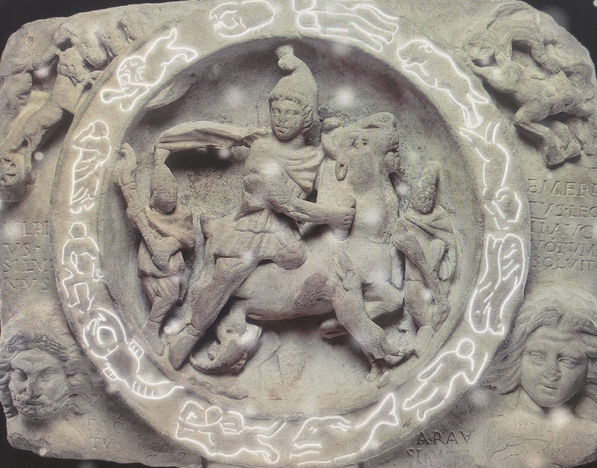 Original Rome Private Experience photograph connected with the Mithras vertical