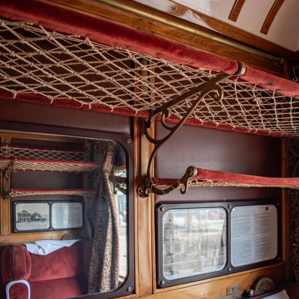 Historic train used for a private experience in Tuscany.